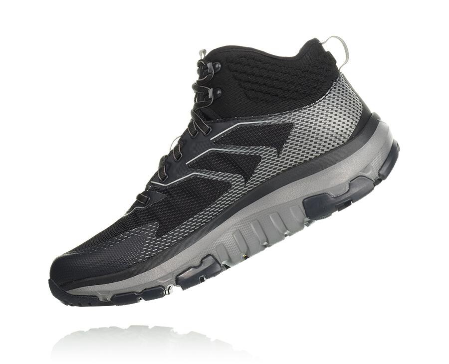 Hiking Boots Mens - Hoka One One Toa GORE-TEX - Black - MCONBUJ-67